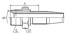Montaggi di tubo flessibile idraulici riutilizzabili di Sae del maschio metrico 15618 - filo Rod della manica del tubo flessibile R5