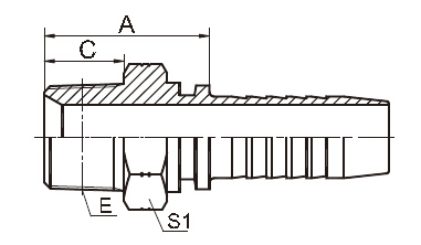 Zinco maschio idraulico a 2 pollici del collegamento dei montaggi 13011-SP del capezzolo BSP placcato